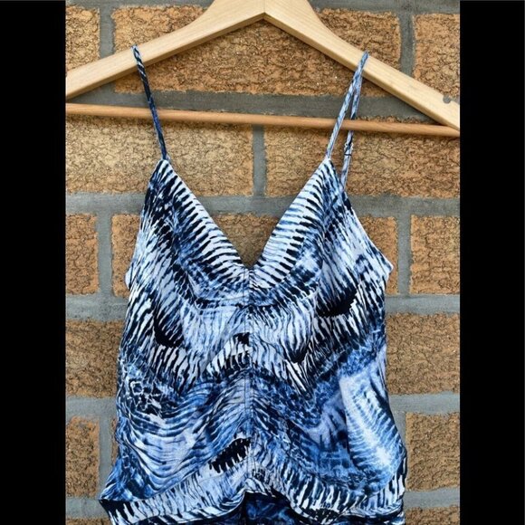 Parker Barbed Wire Mesh Fit and Flare Mini Dress XS - Picture 2 of 11